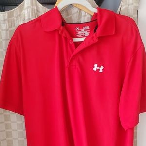 unserarmour heatgear golf polo